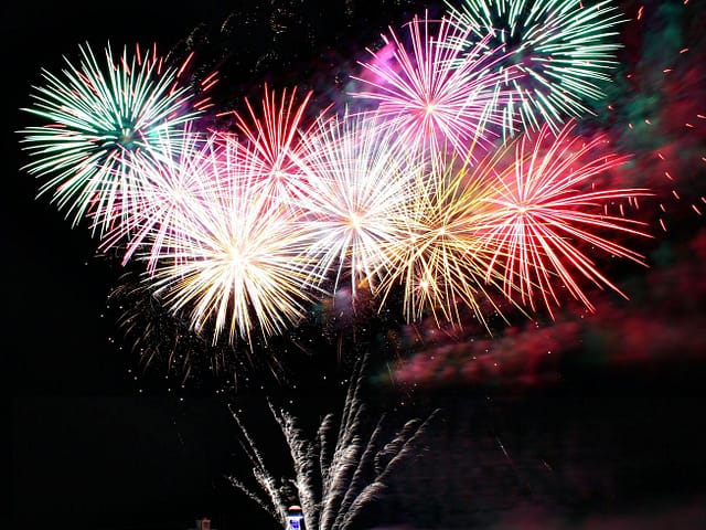 photo of fireworks