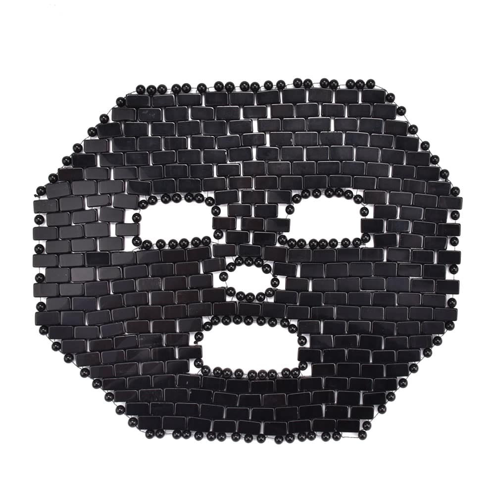 Black obsidian Face Mask