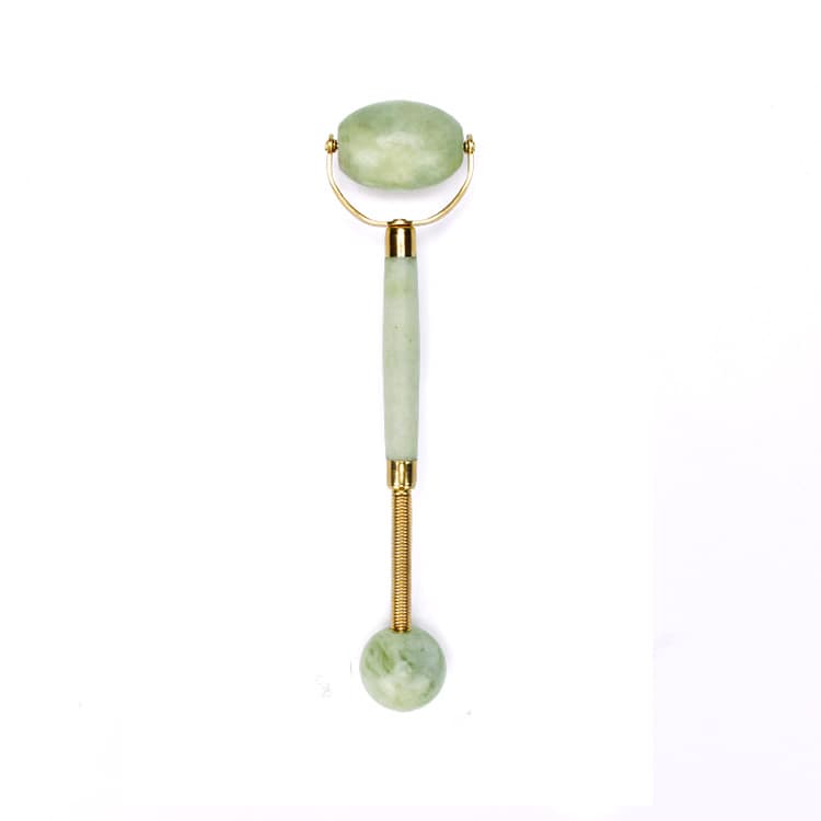jade face roller with massage hammer