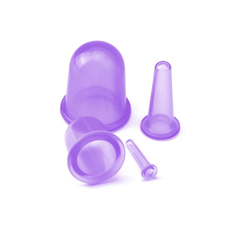 Silicone Cupping Set Purple color 4 sizes Silicone Cupping Set Purple color 4 sizes