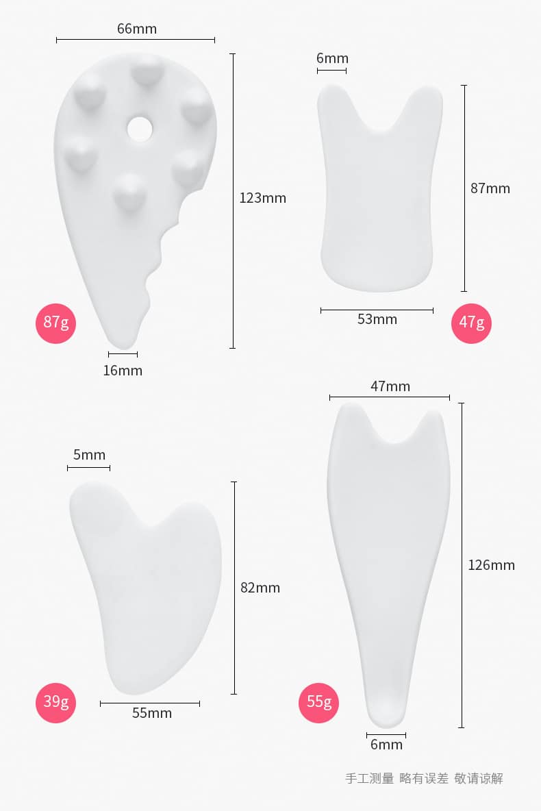 ceramic gua sha size